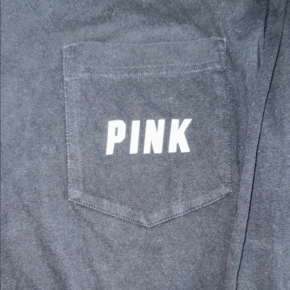 Black Long Sleeve Shirt with Colorful PINK Logo - Picture 4 of 7